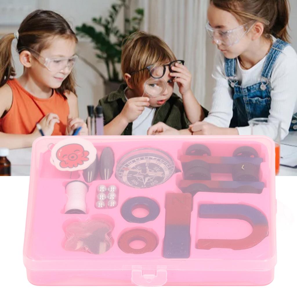 Science Magnet Set Physics STEM Toy Education Science Experiment Tool Teaching Magnet Kit