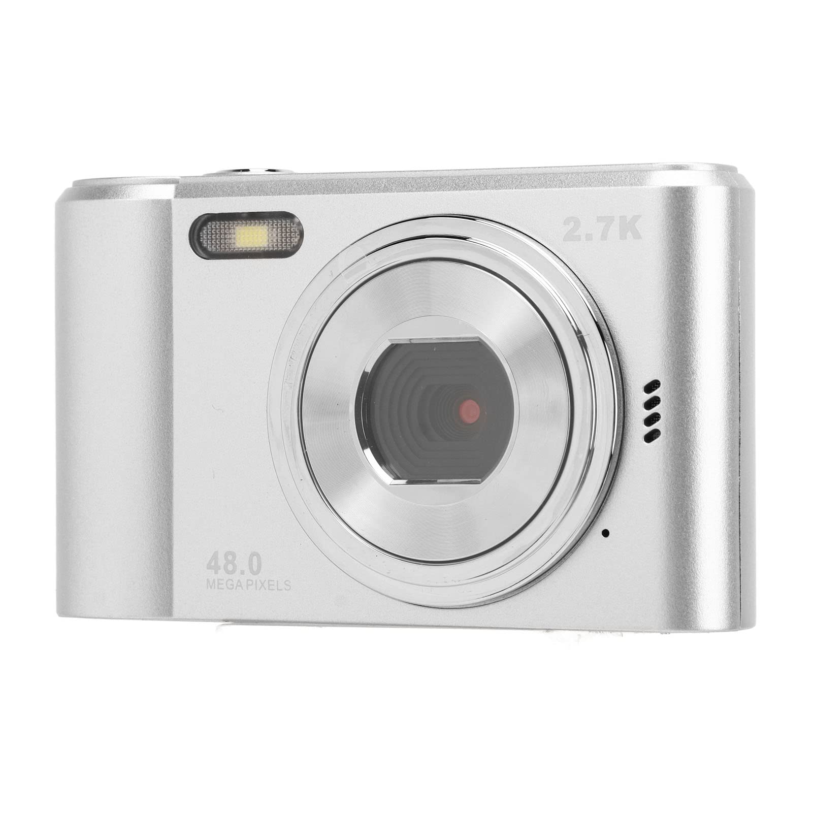 

44MP 2.4-inch IPS 4K Digital Camera with 16X Digital Zoom, Anti-Shake Selfie Camera, Portable Compact Camera with Built-in Fill Light for Students,