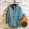 2023 Spring Hooded Casual Men's Jacket Street Style Windbreaker Bomber Jacket Men's Jacket 3 Warmth To Choose from
