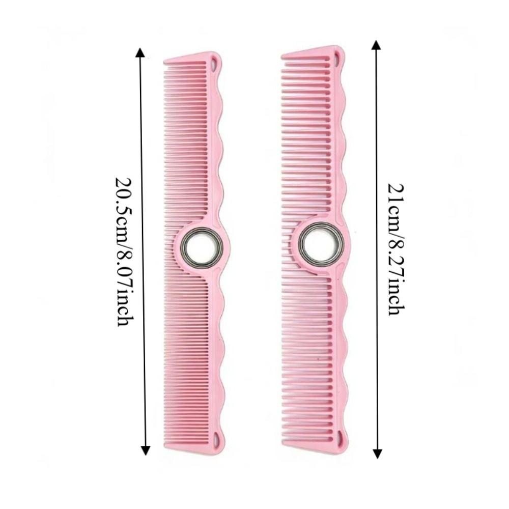 Professional Spining Cutting Comb with Bearing Anti-static Barber Comb for Barbers