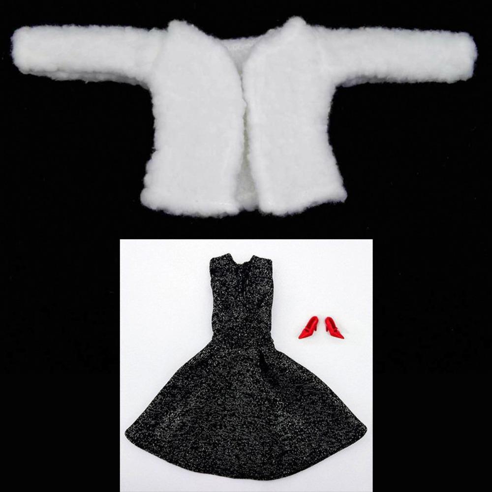 Casual Plush Coat Fashion Girl Doll Wearing for 1/6 Doll/29~32cm Doll Clothes Accessories