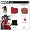 Demon Slayer Yoriichi Tsugikuni Full Kimono Cosplay Costume, Sun Breathing Swordsman Performance Outfit