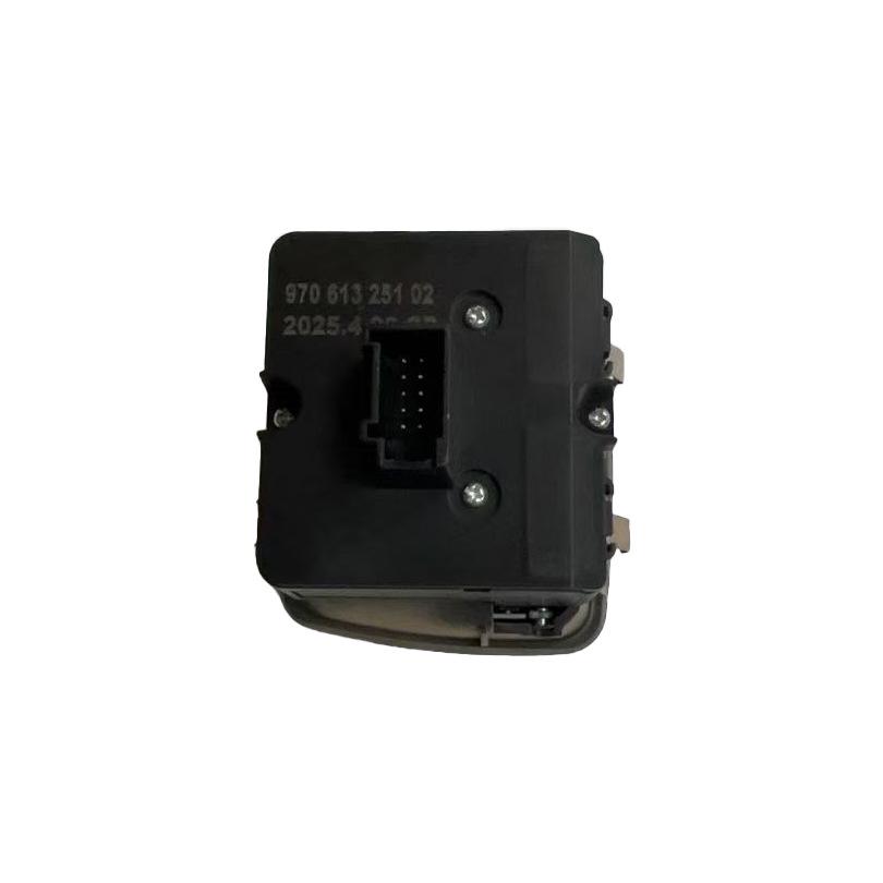 Compatible Electronic Handbrake/Parking Brake Switch for Porsche Panamera (Black, Part# 97061325102)