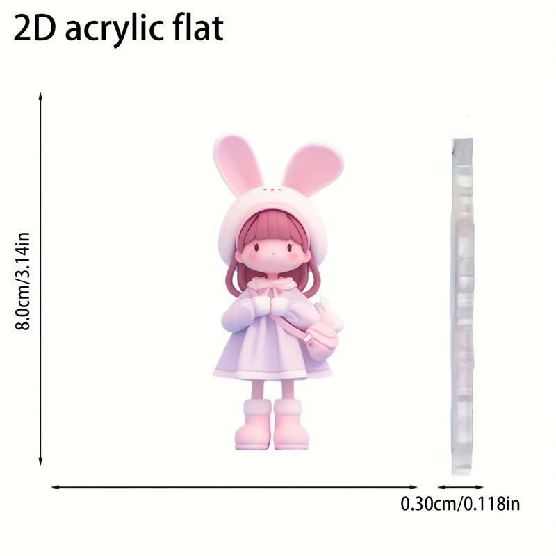 

Креативный акриловый кулон для машины в виде девочки - Подвесное украшение и декор для интерьера Standard