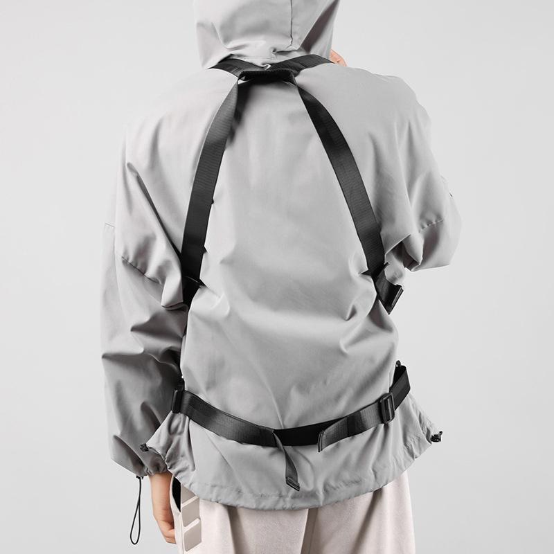 2025 New Multi-functional Chest Bag Tactical Function Multi-pocket Vest Bag Lightweight Waterproof Outdoor Sports Cycling Backpack