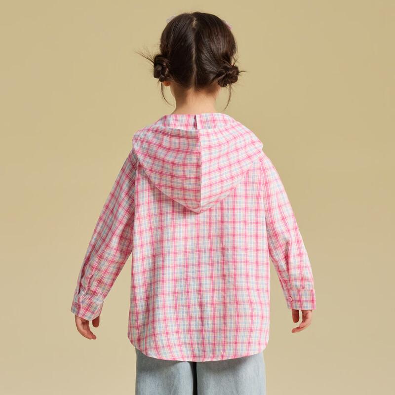 Hello Kitty Girls' Plaid Hooded Spring Jacket - 1 Piece