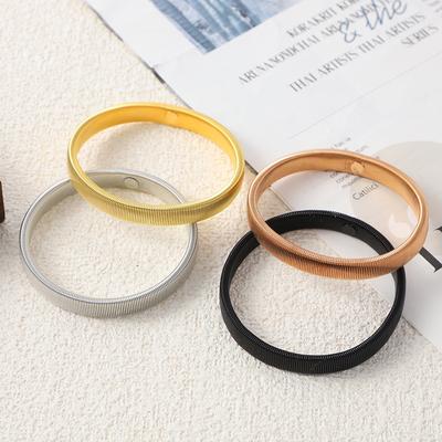 Wind Bracelet Advanced Sense Simple Stretchable Metal Bracelet Personality Cool Arm Ring Shirt Pressure Sleeve Ring