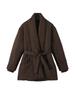 Women's Solid Color V-neck Waist Down Jacket Women's Fashionable Warm Jacket 2026 New Model