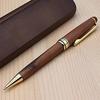 Ducale Wooden Ballpoint Pen with Copper Walnut Wood Barrel, GT, Oil-Based