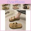 Stylish Casual Flat Buckle Slippers For Women Summer Outdoor Fashion In Black Khaki Pink And Brown