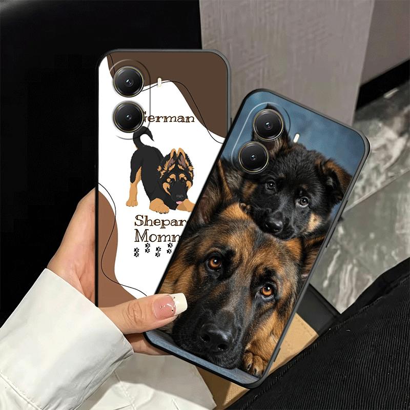 German Shepherd Dog Soft Phone Case for Xiaomi Poco X5 X6 X7 X8 Pro Max X3 F7 F8 Ultra M8 M7 M6 M5 Redmi 15 15C 14C 13C 12C X4 F