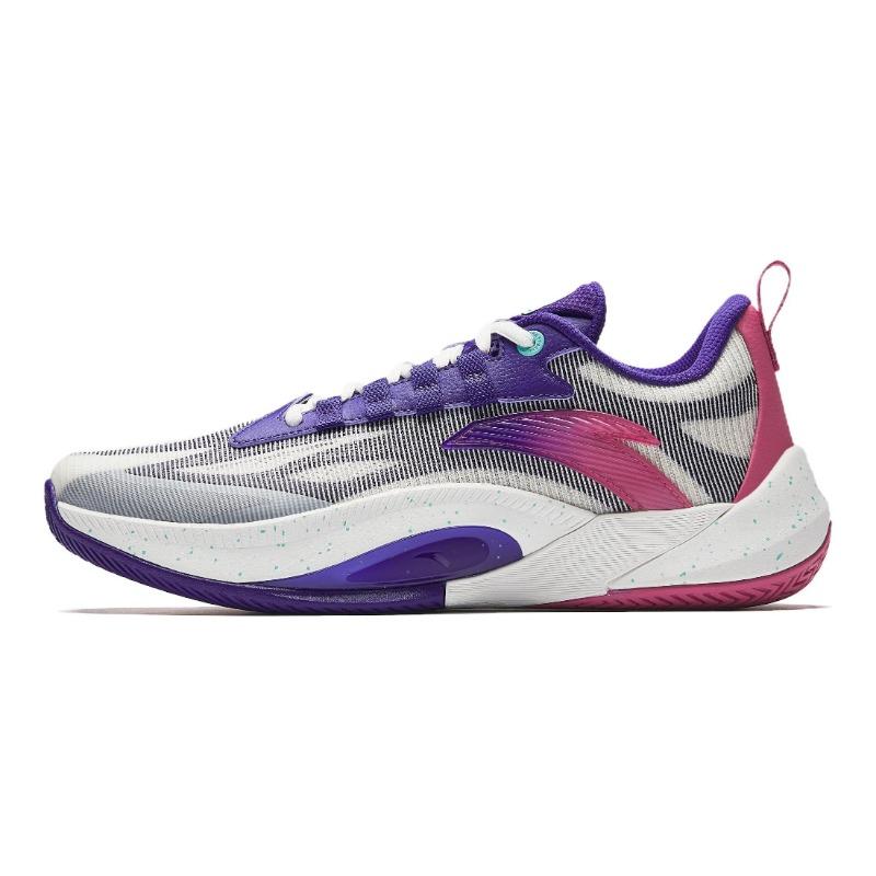 Anta Instant ZAP 1 TD Purple Glow Summer Edition men low-top basketball shoes white purple pink 912521601Q-1 39