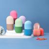 [1pcs] Silicone Trays Facial Eye Roller Ice Ball Beauty Face Lifting Massager Contouring Reduce  Skin Care Tool Reusable