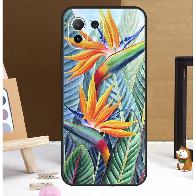Tropical Paradise Hawaiian Birds Case For POCO M6 X3 X5 X6 Pro F3 F5 M5s Cover For Xiaomi 13T 12T 11T 14 Pro 12 13 Lite Case
