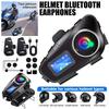 Car Bluetooth Headset Motorcycle Intercom Helmet LCD Waterproof maximum 32G