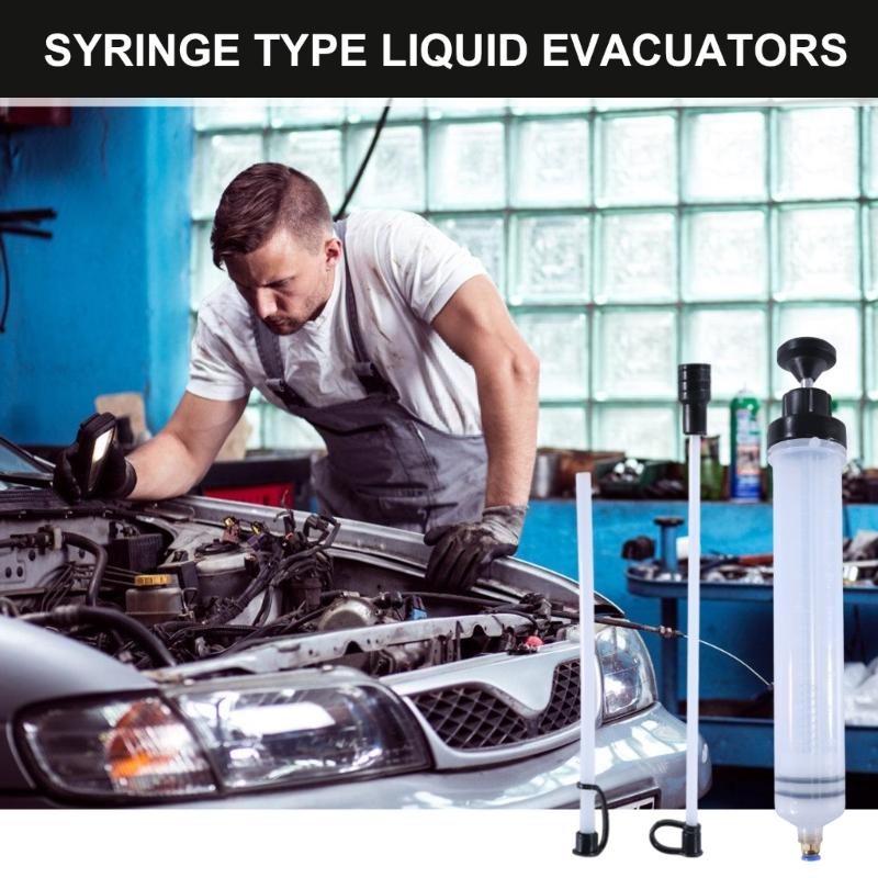 Fluid Extractors Extraction Fill Pumps,Fluid Syringes Pumps Manual Suction Vacuum Fuels Car Transfer with Long Rubber Hose