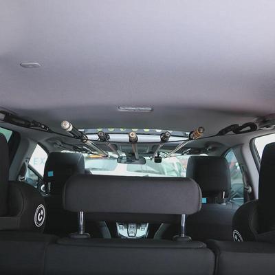 Portacañas de Pesca para Techo de Coche para Exterior con Correas