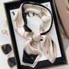 Spring and Summer Graffiti Flowers 71 * 71 Square Scarf Travel Sunscreen Headscarf Practical High-end Scarf for Mother