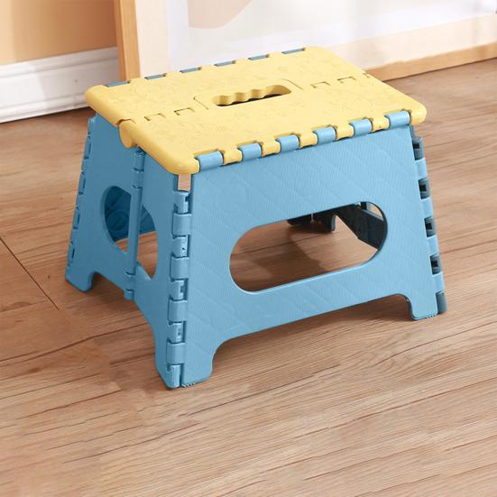 Folding Step Stool Ultralight Good Load-bearing Not Easily Deformed High Stability with Hidden Handle Heavy-Duty Step Stool Folding