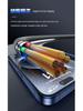 Dual-Color Braided Magnetic Cable for Apple & Huawei Type-C, 100W Charging, Aluminum Alloy