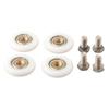Roulettes Roues pour Porte de Douche 1Set 20/23/25/27mm 4pcs