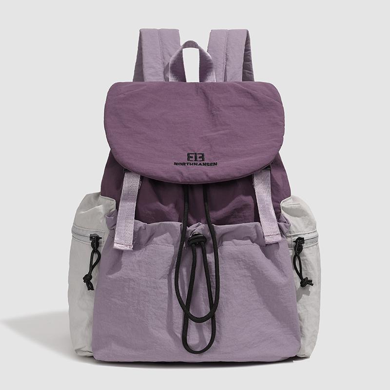 

2025 Горячие Модели Повседневных Наплечных Сумок Большой Вместимости для Мужчин и Женщин, Рюкзаки Унисекс для Поездок на Работу, Студенческий Школьный Рюкзак фиолетовый