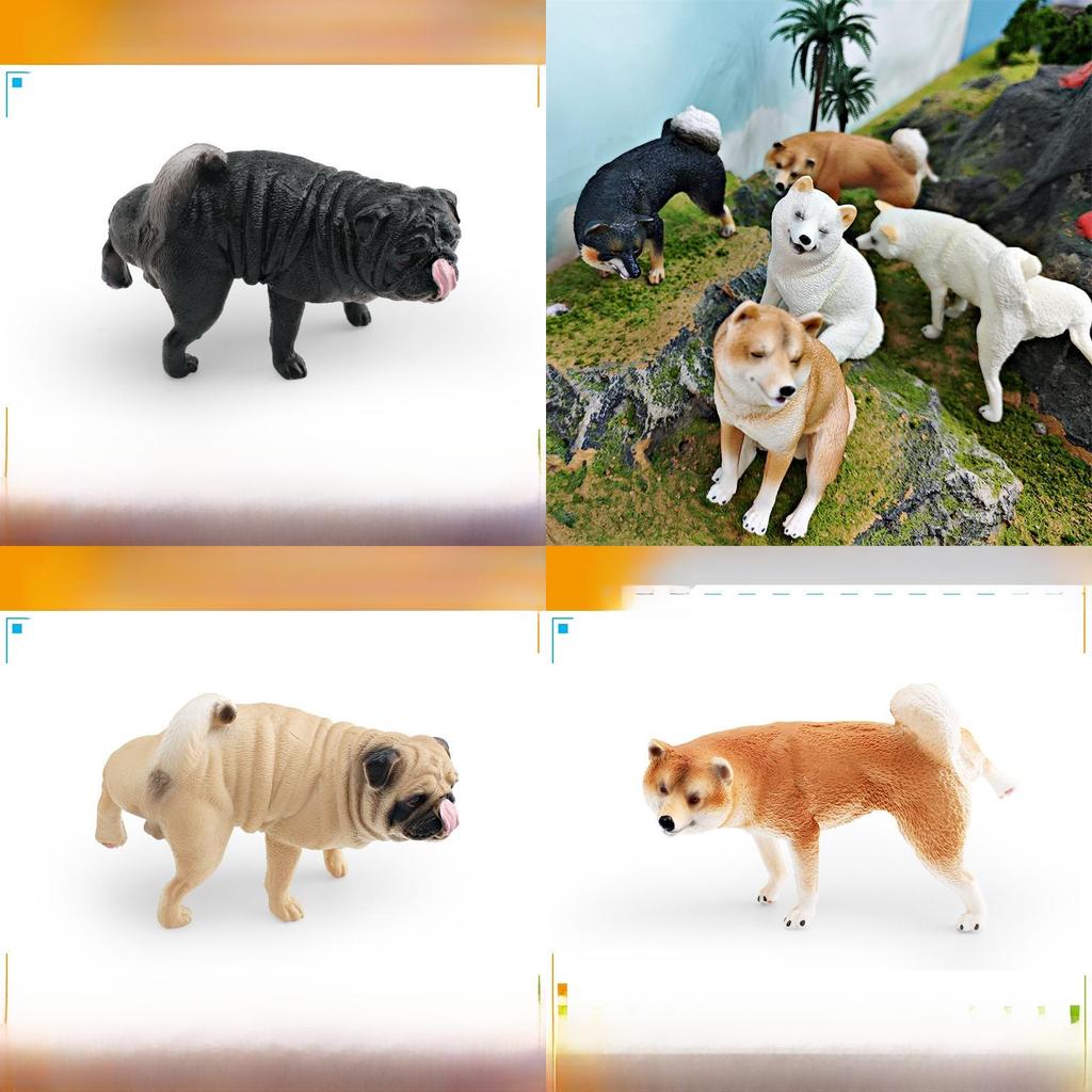 Pvc Realistic Shiba Inu Puppy Figure For Childrens Cognitive Play Animal Decor