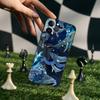 Space Ocean Whale Shark Black Silicone Phone Case For Iphone 17 Air 16 15 14 13 12 11 Pro Max Plus Back TPU