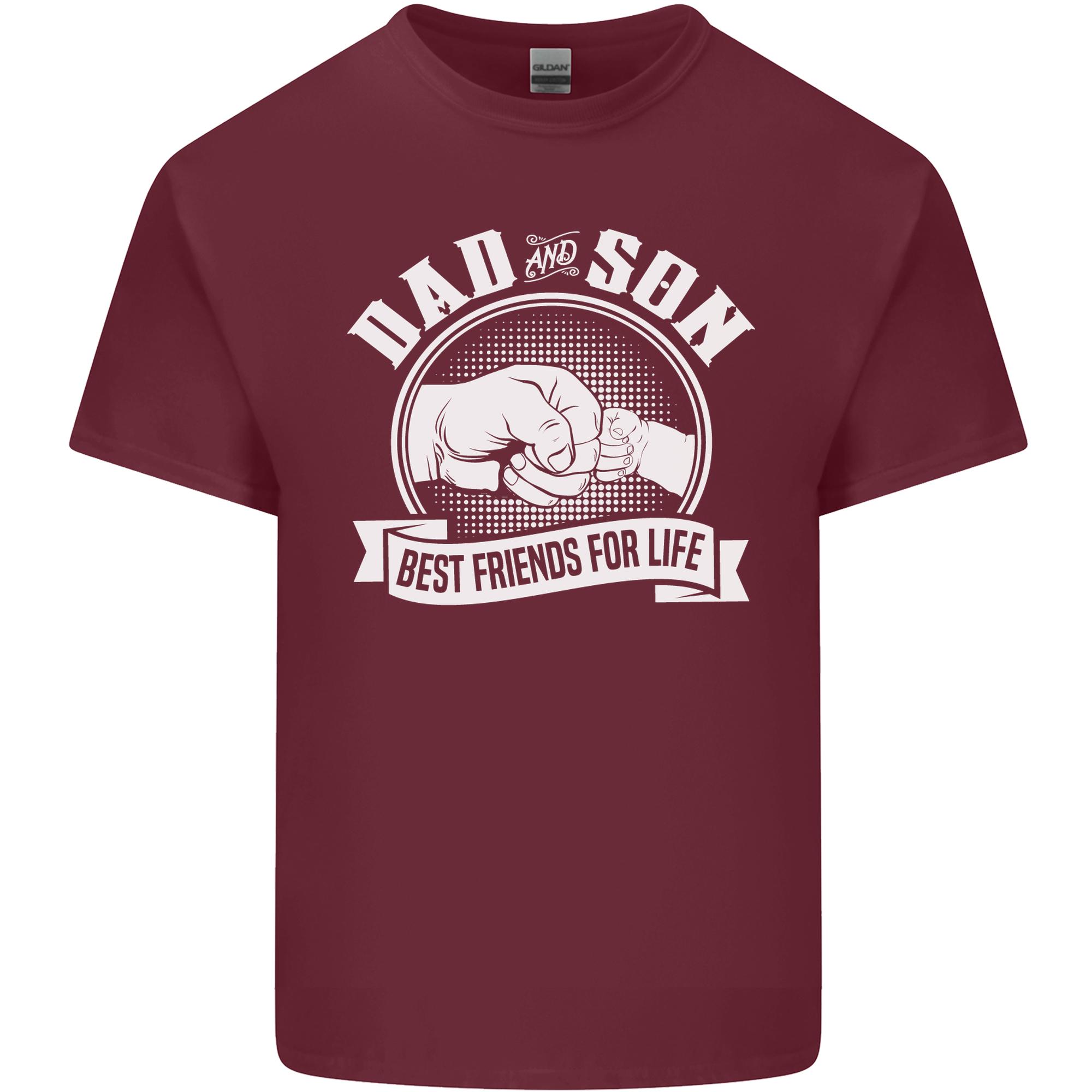 Dad Son Best Friends for Life Unisexs Light Cotton TShirt S