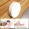 New 1pc Button Style Night Light - Wireless LED Detector Lamp for Bedroom, Staircase, Closet, and Room Decor-