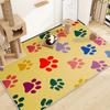 Cute Footprint Carpets for Living Room Modern Decoration Children Bedroom Plush Rug Home Pet Area Easy Clean Non-slip Mat Floor
