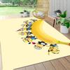 Minions Banana Party Carpet Rug Soft Washable Antislip Home Living Room Sofa Mats Personalized Christmas Rug