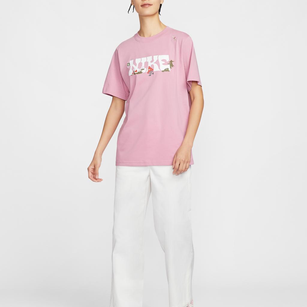 New Nike Sportswear T Shirt Women's Pink IF0607-668