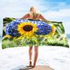Oversized Soft Beach Towel ,Flowers Extra Large Big Pool Swim Travel Towels Blanket Super Soft Quick Dry Bath Towels For Women