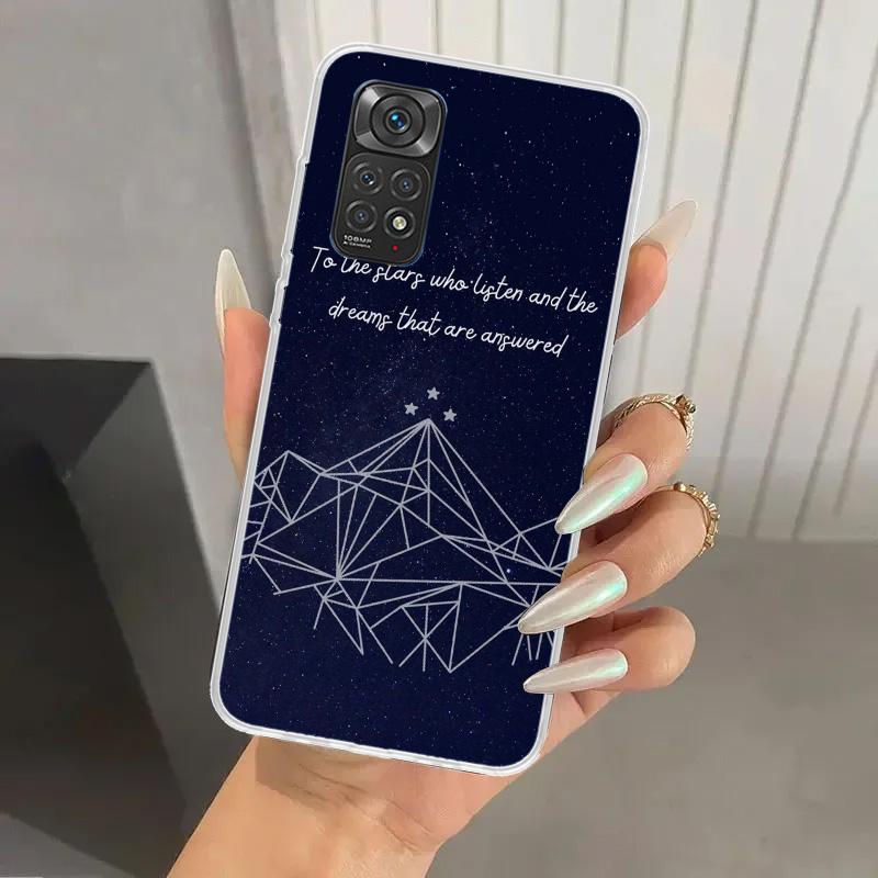 A Court of Mist Fury Sarah J Maas Phone Case for Xiaomi Redmi Note 15 14 14S 13 12S 12 Pro 11S 11 Plus 11T 11E 10S Soft Funda Pr
