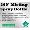 Fine Mist Spray Bottle 24oz Ergonomic Refillable Reusable Plastic Continuous Spray Misting Plants Multipurpose Spray Tool