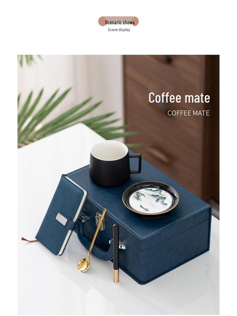 Creative Business Gift Set: Coffee Cup & Notebook for Corporate Meetings and Team Building