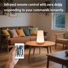 Table Lamp Bedside Light For Bedroom Color Modes Remote Control Touch Dimmable USB Rechargeable Portable Night Lamp