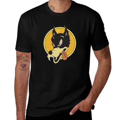 Jerry Garcia Wolf Gitaar, Zwarte Dmn, Ik Hou Hier Van, Beste, Hete Zomer unisex T-shirt Ontspannen Pasvorm Casual Top met Korte Mouwen