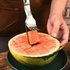 Rust-proof Watermelon Fork Cutter Stainless Steel Fruit Digging Tool Watermelon Cube Cutter  Summer