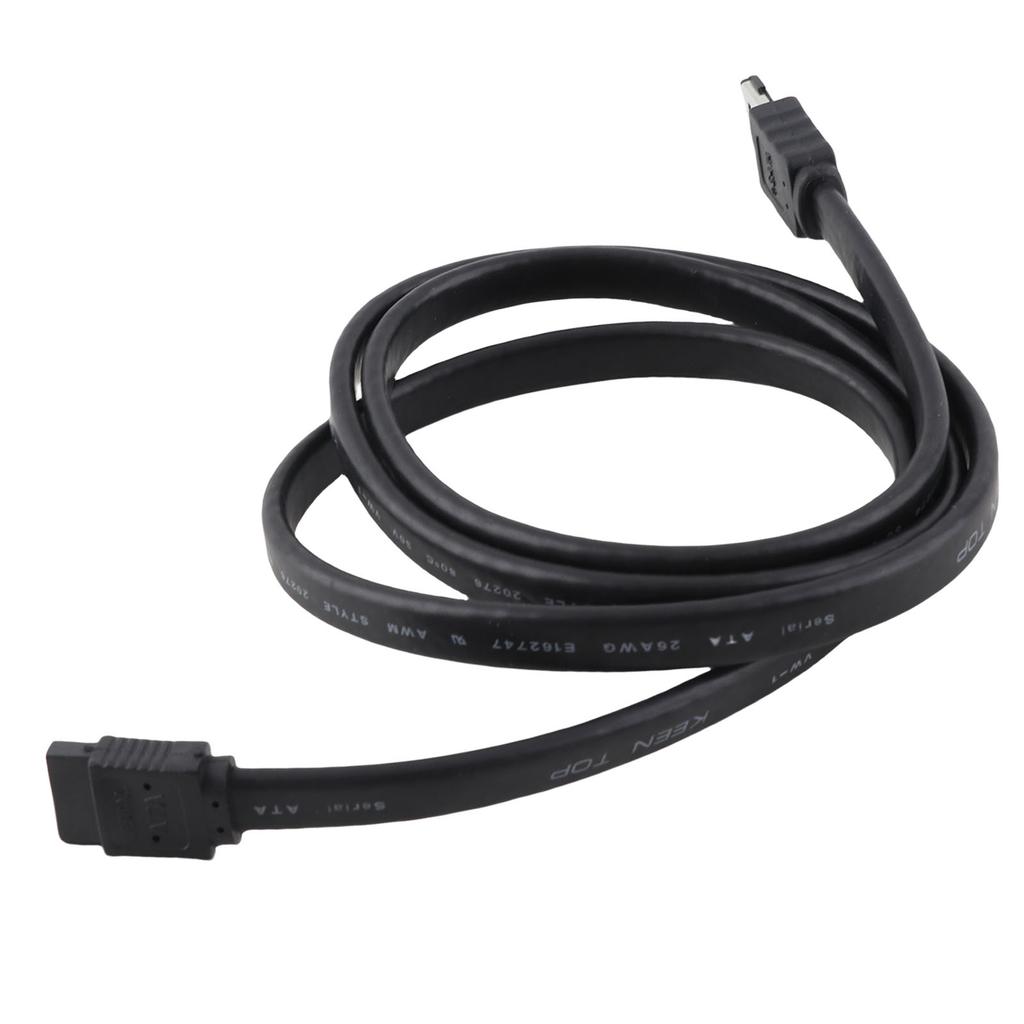 Connection Cable ESATA To SATA Male To Male M M Shielded Extender with Shrapnel for External Hard Drive