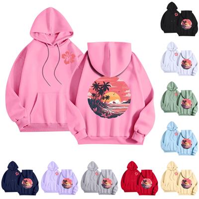 Športové tepláky s kapucňou Unisex bežecké oblečenie Pulóver s dlhým rukávom Mikina s kapucňou