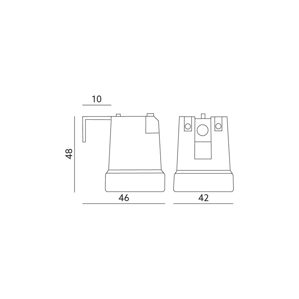 Ceramic lamp holder K003 for E27 50pcs.