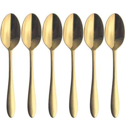 Nagao Tsubamesanjo Dinner Spoon Gold 18cm Stainless Steel Made In Japan 5+1 18-0