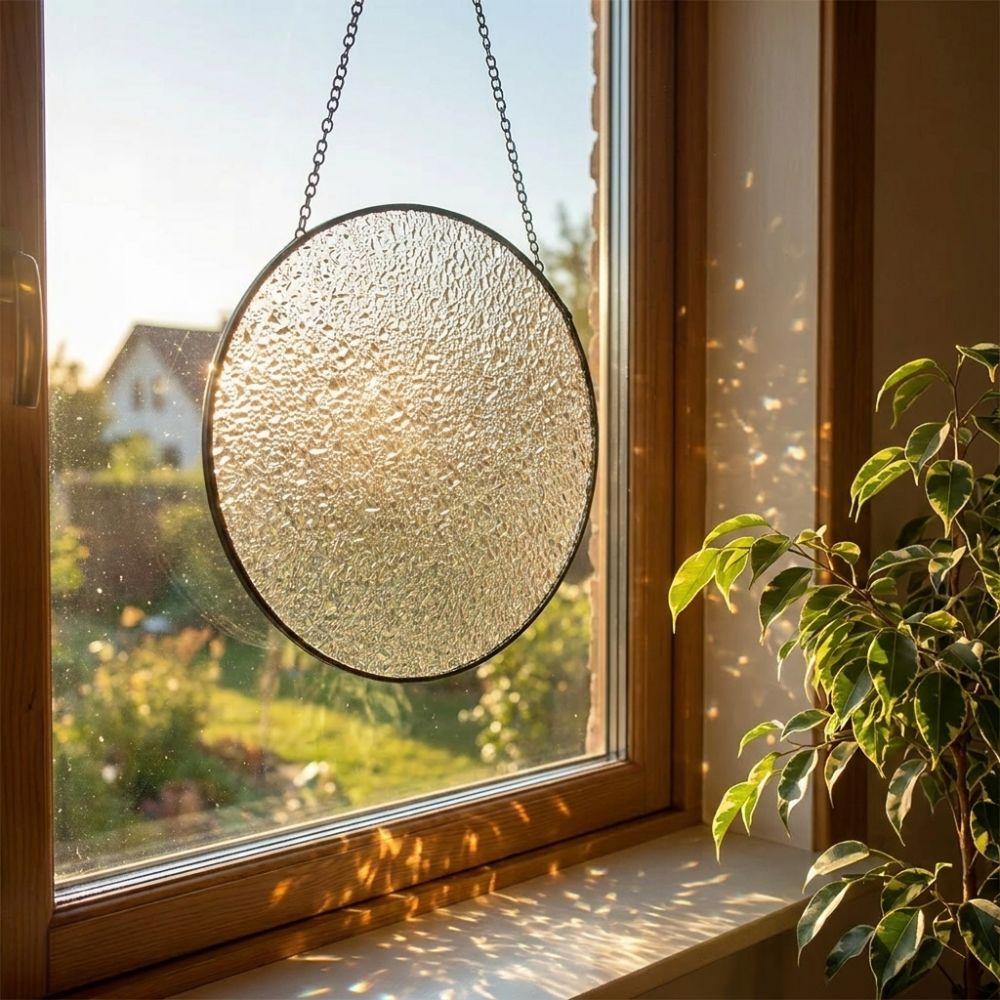 DIY Art Painting Light-Catching Suncatcher Glass Hanging Decor Home Garden Ornament