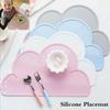 Cloud Shaped Silicone Placemat Waterproof Heat Insulation Table Mat Kids Dining Kitchen Home Accessories