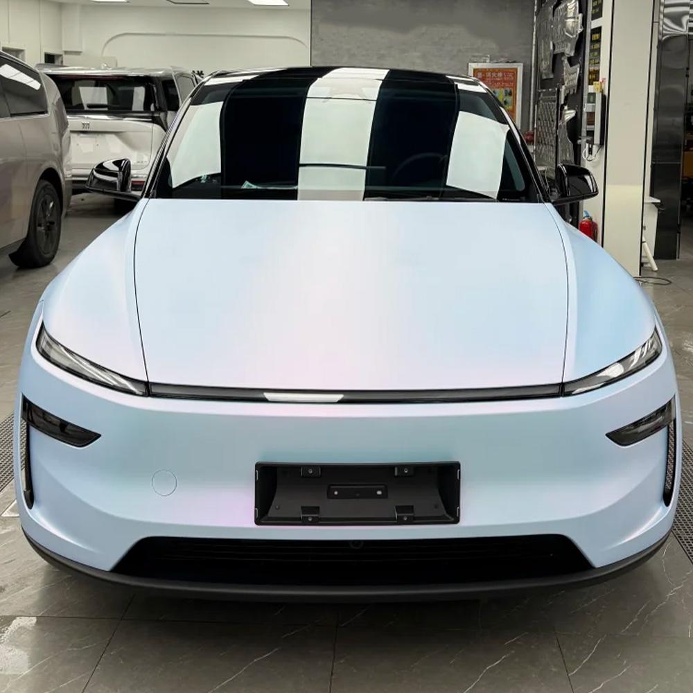 ONDO6 For Tesla Model Y Juniper 2025 2026 Pre-cut PPF DIY Dreamy Rock Gray Color Changing Film Anti-Scratch PET Paint Protection Film