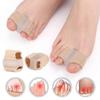 Double Hole Bunion and Cross-Toe Separator Sleeve with Auxiliary Sticker