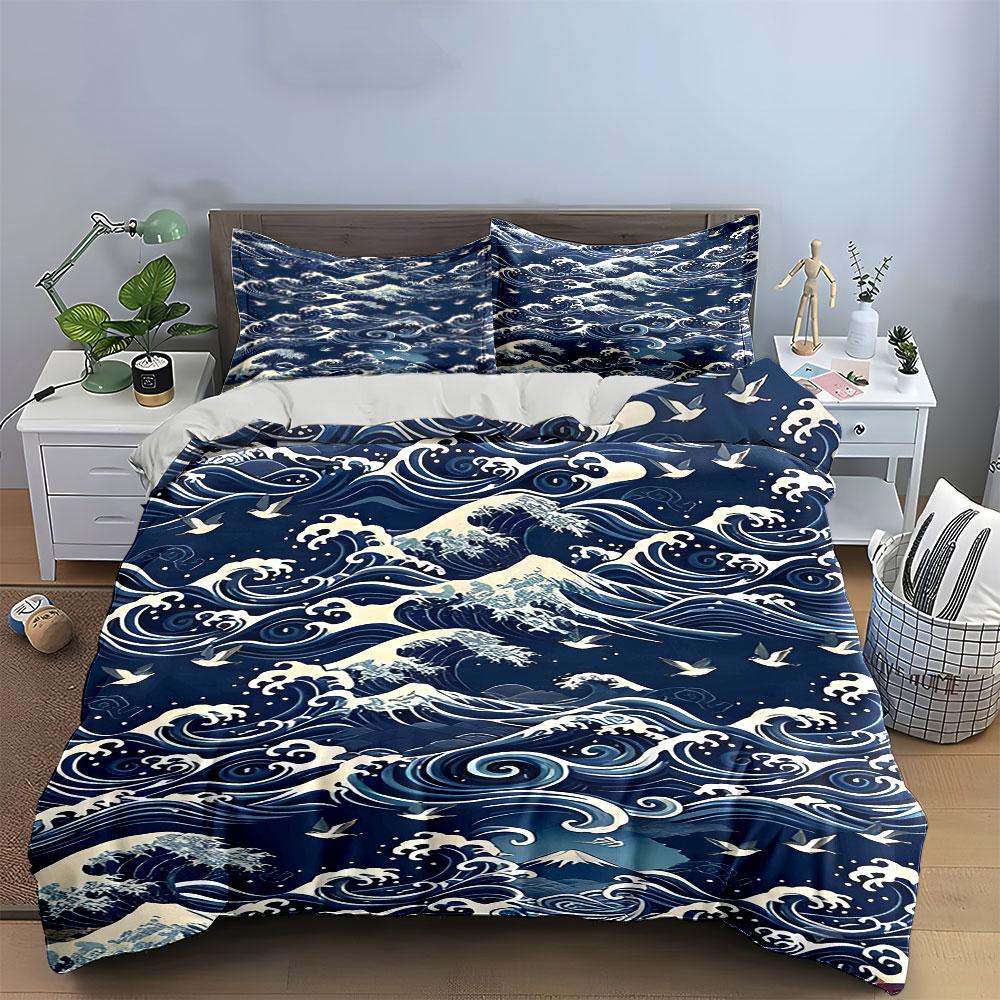 "Majestic sunlit waves" Bedding sets Duvet covers Pillowcases(1* Duvet Cover 2* Pillowcases without duvet insert)