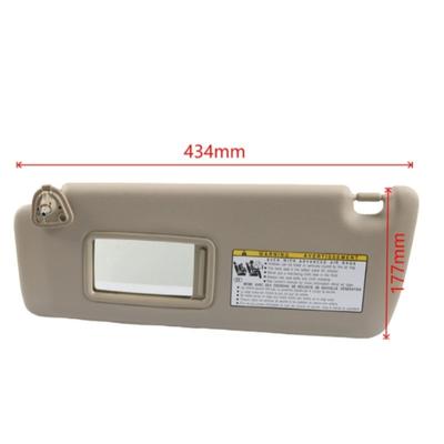 Sonnenblende mit Schminkspiegel Beige Grau Links Rechts 7431048820A0 7432048260A0 für Toyota Highlander Brandneu 7431048820A0